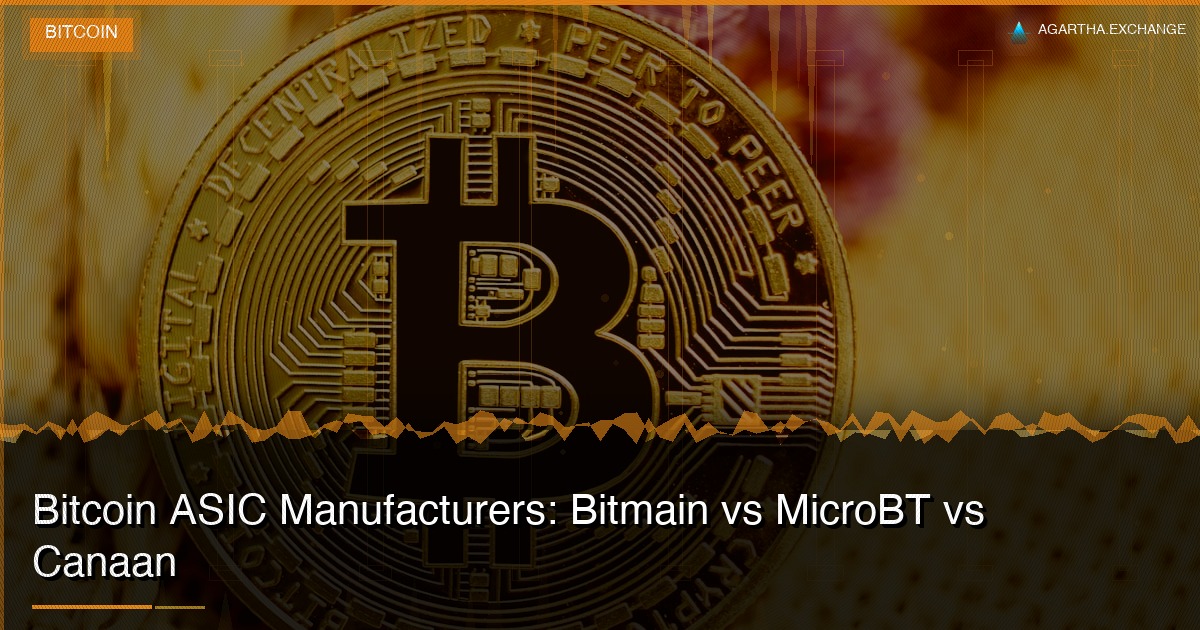 Bitcoin ASIC Manufacturers: Bitmain vs MicroBT vs Canaan