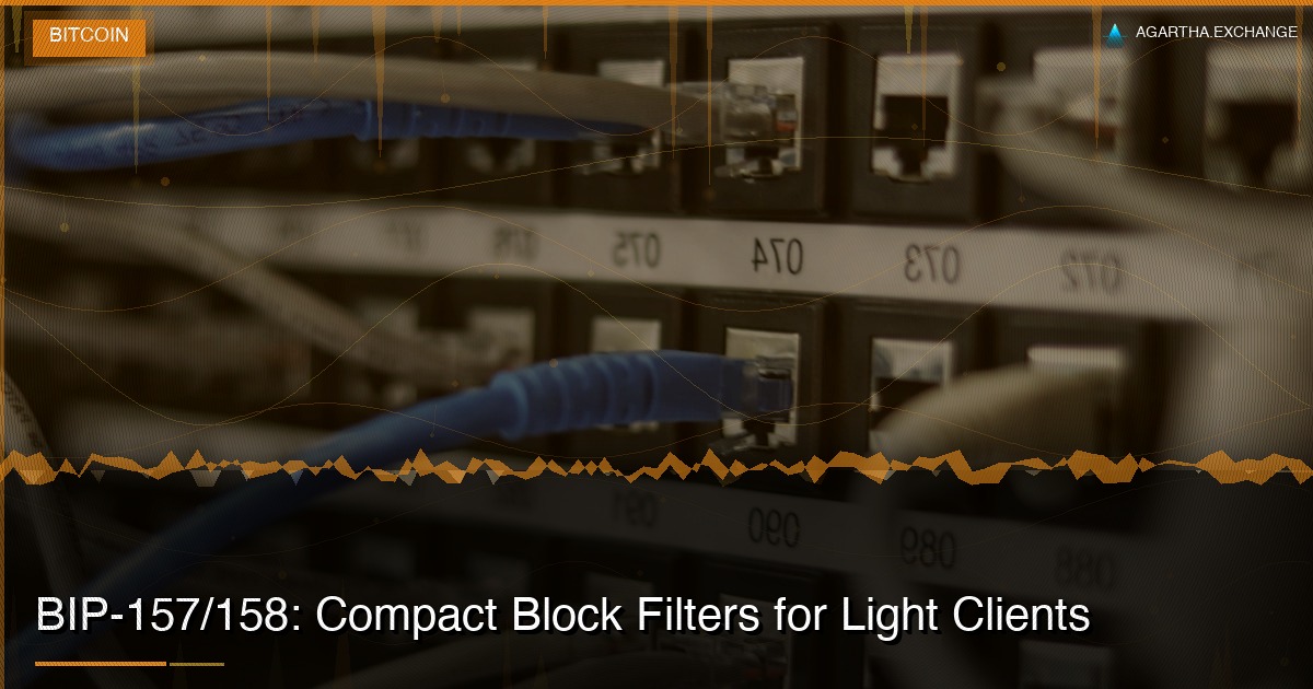 BIP-157/158: Compact Block Filters for Light Clients