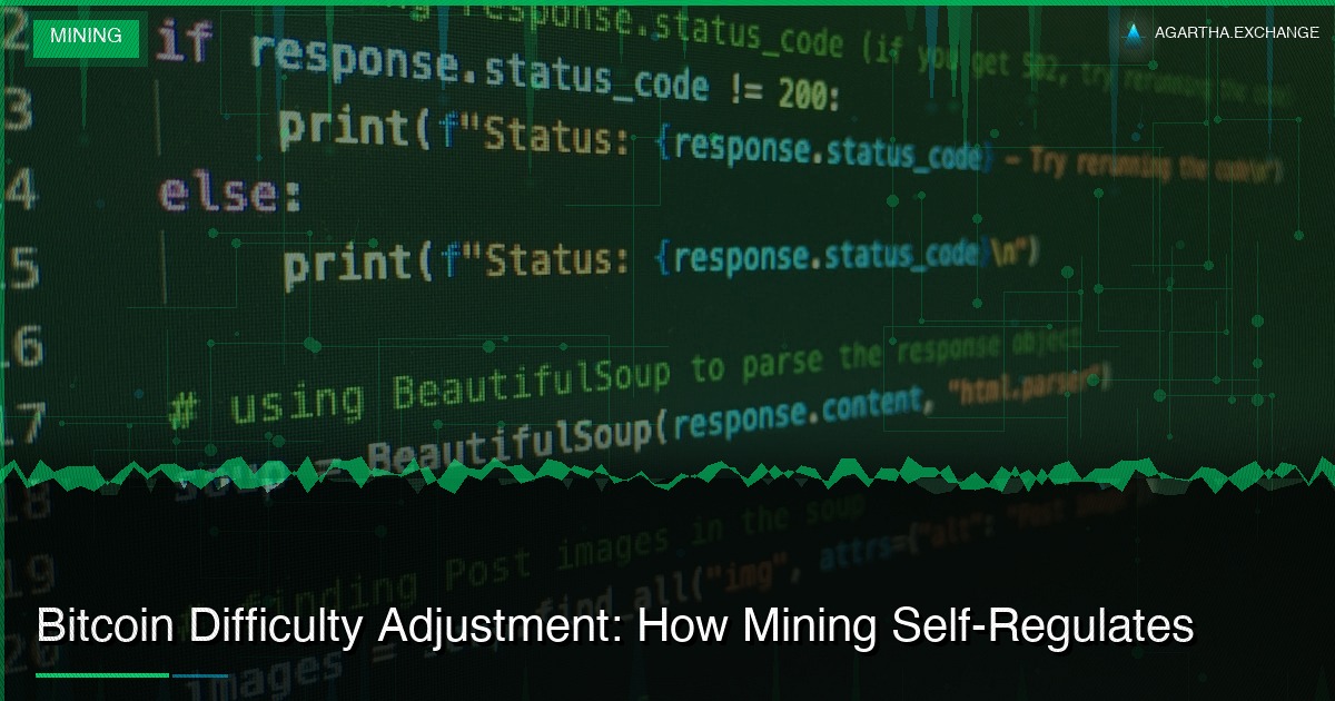 Bitcoin Difficulty Adjustment: How Mining Self-Regulates