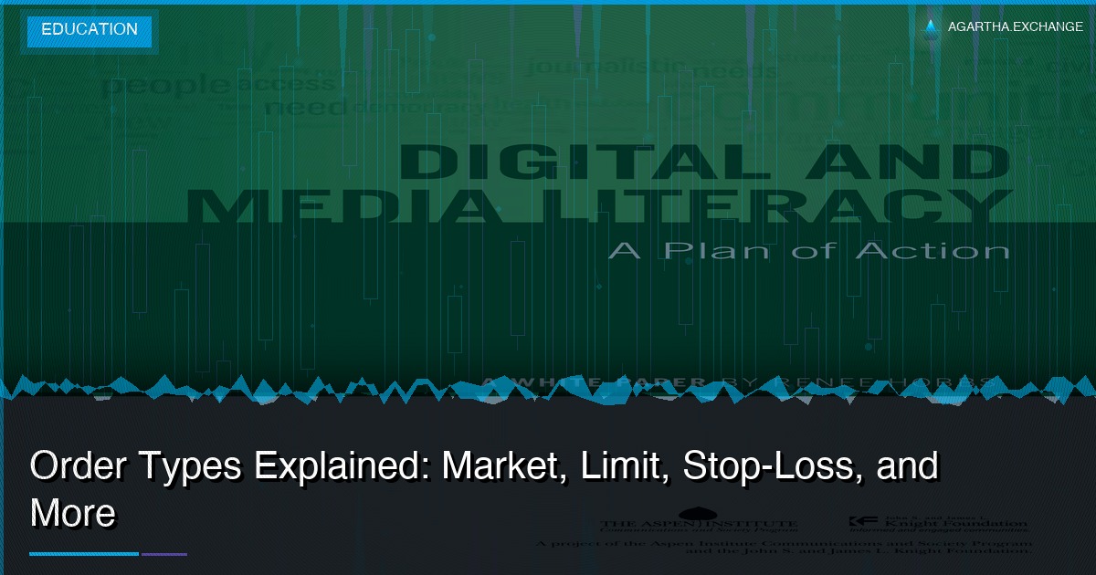Order Types Explained: Market, Limit, Stop-Loss, and More