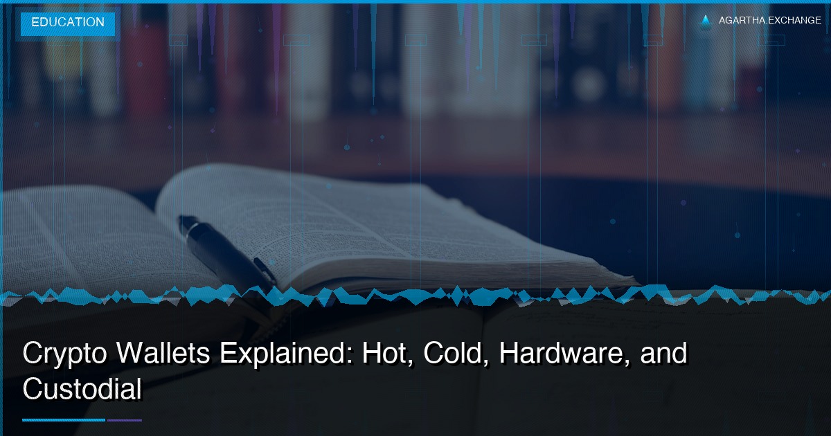 Crypto Wallets Explained: Hot, Cold, Hardware, and Custodial