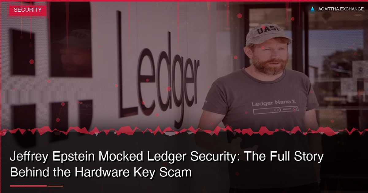 Jeffrey Epstein Mocked Ledger Security: The Full Story Behind the Hardware Key Scam