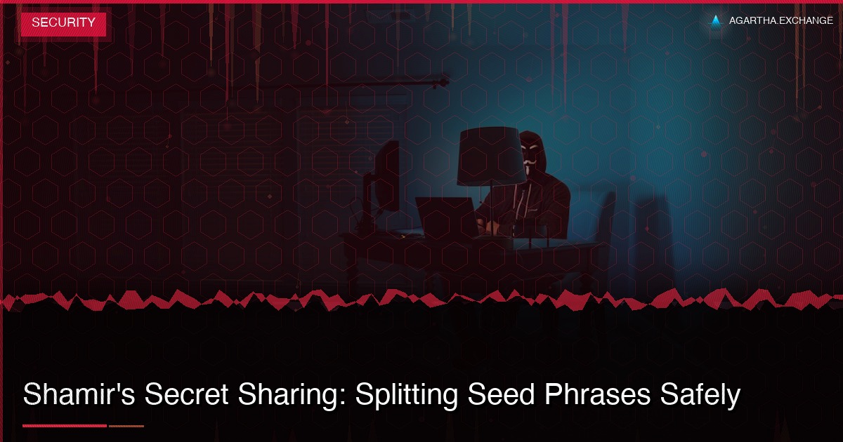 Shamir's Secret Sharing: Splitting Seed Phrases Safely