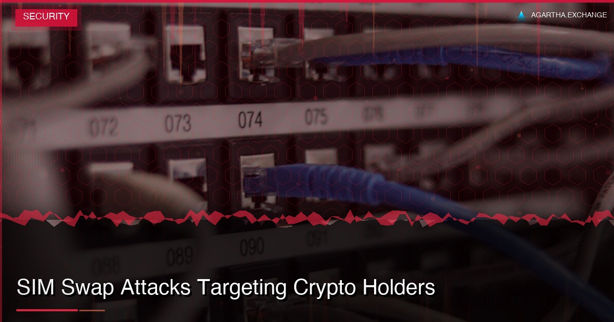 SIM Swap Attacks Targeting Crypto Holders
